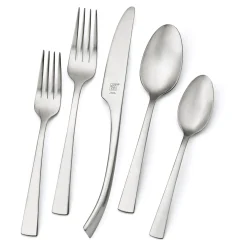 45-pc Satin Flatware Set, 18/10 Stainless Steel