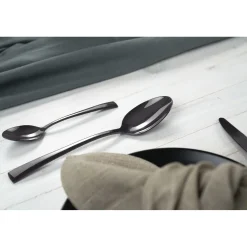 20-pc Slate Flatware Set, 18/10 Stainless Steel, Anthracite