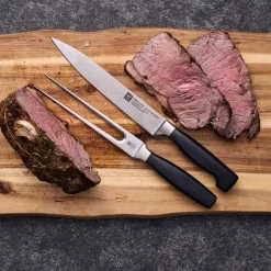 2-pc, Slicing/Carving Knife And Fork Set