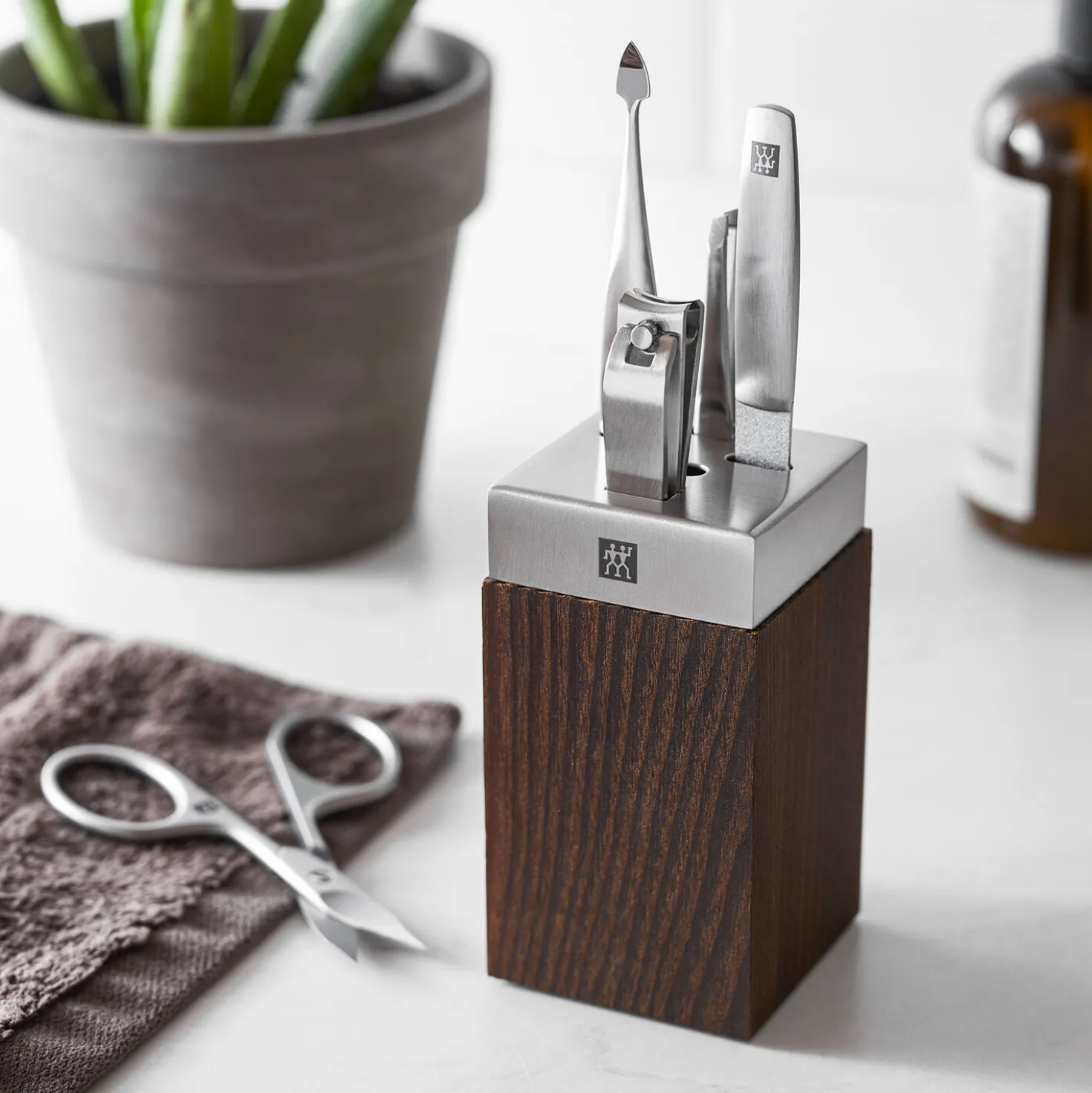 5-pc Spa Bath Station - Wood