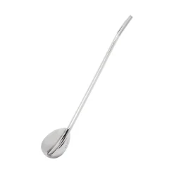 5-pc, Spoon Straw Set With Cleaning Brush