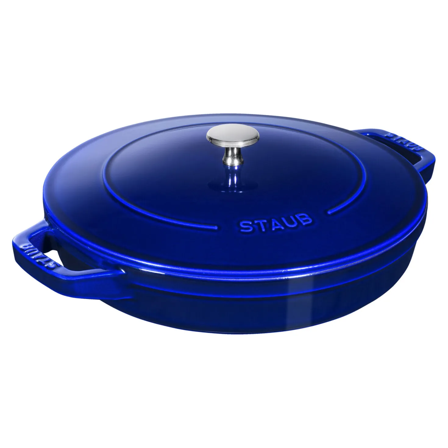 4-pc Stackable Set, Dark Blue, Cast Iron