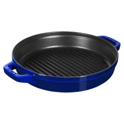 4-pc Stackable Set, Dark Blue, Cast Iron
