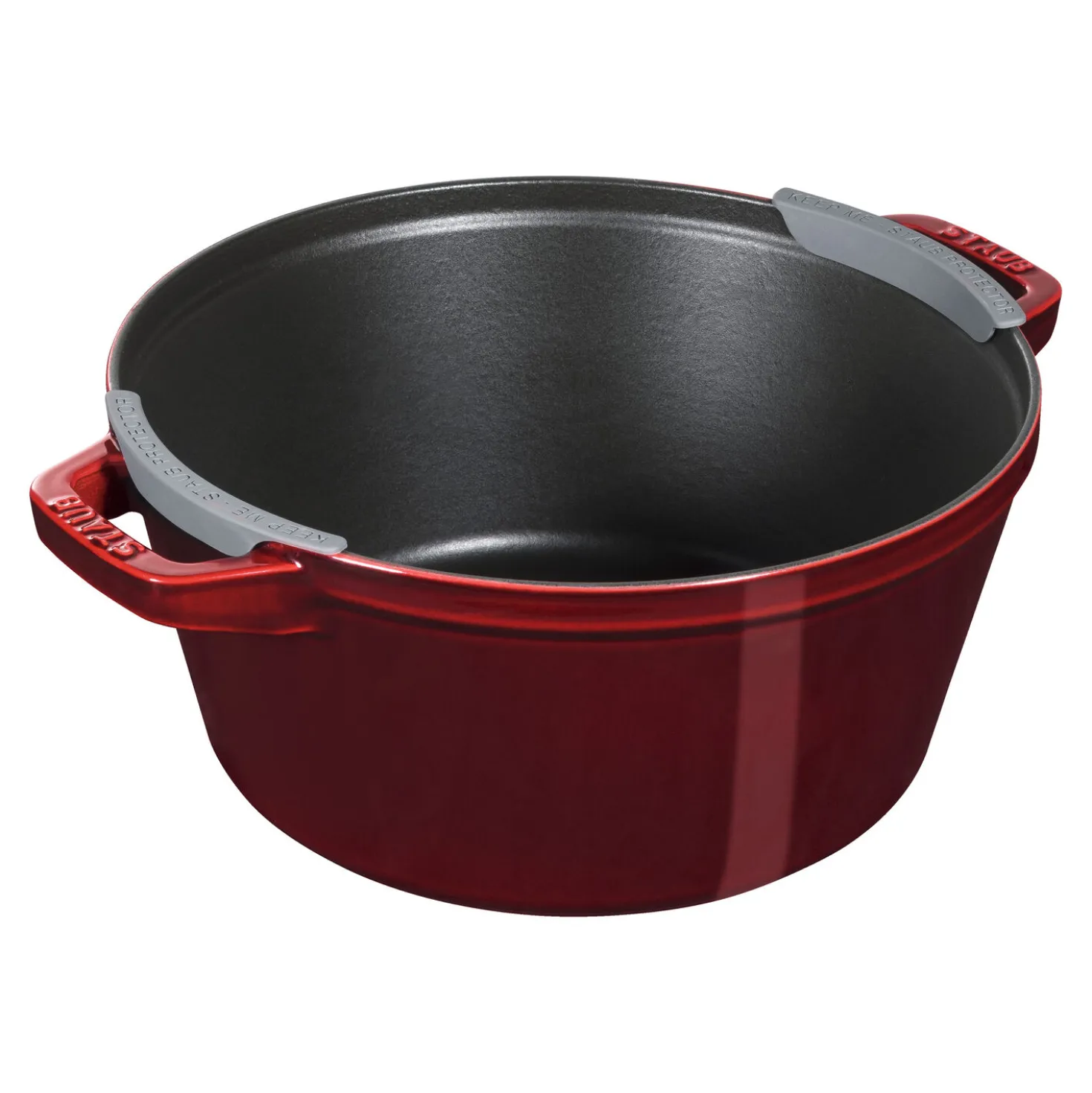 4-pc Stackable Set, Grenadine, Cast Iron
