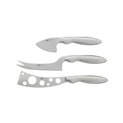 3-pc, Stainless Steel Cheese Knife Set