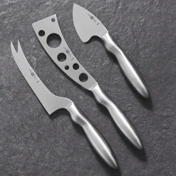 3-pc, Stainless Steel Cheese Knife Set