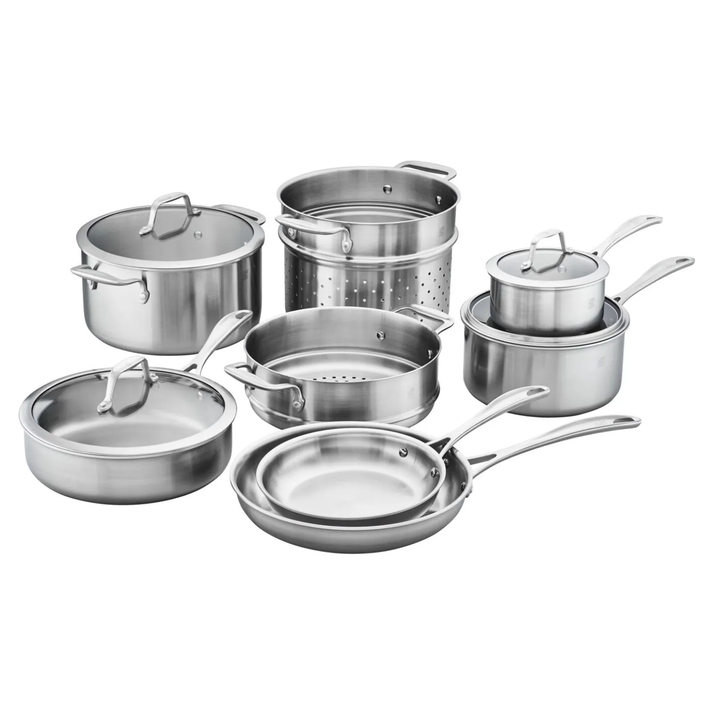 12-pc, Stainless Steel, Cookware Set