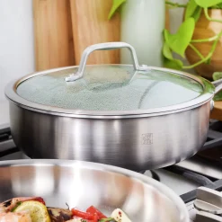 7-pc, Stainless Steel, Cookware Set