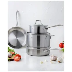 7-pc, Stainless Steel, Cookware Set