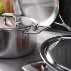 5-pc, Stainless Steel Cookware Set