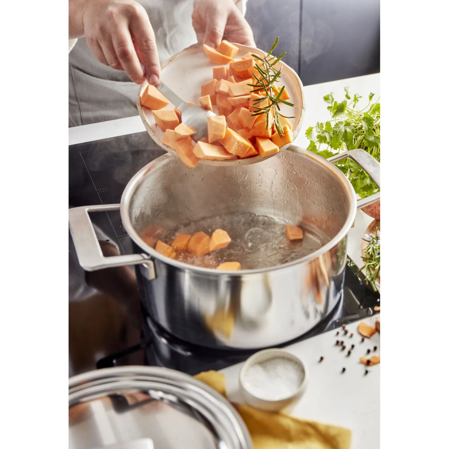 5-pc, Stainless Steel Cookware Set
