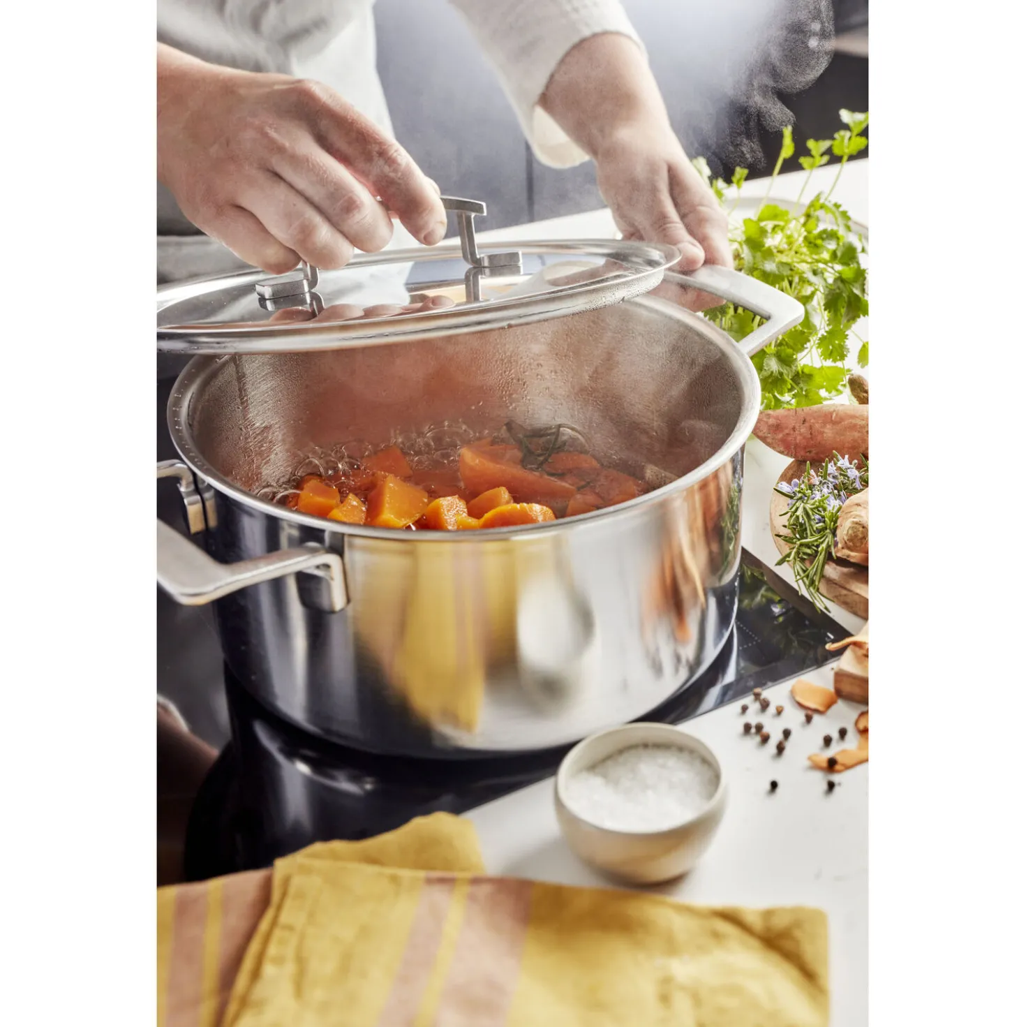 5-pc, Stainless Steel Cookware Set