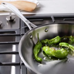 2-pc, Stainless Steel, Frying Pan Set