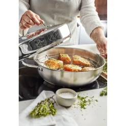 4-pc Stainless Steel Stovetop Smoker Set
