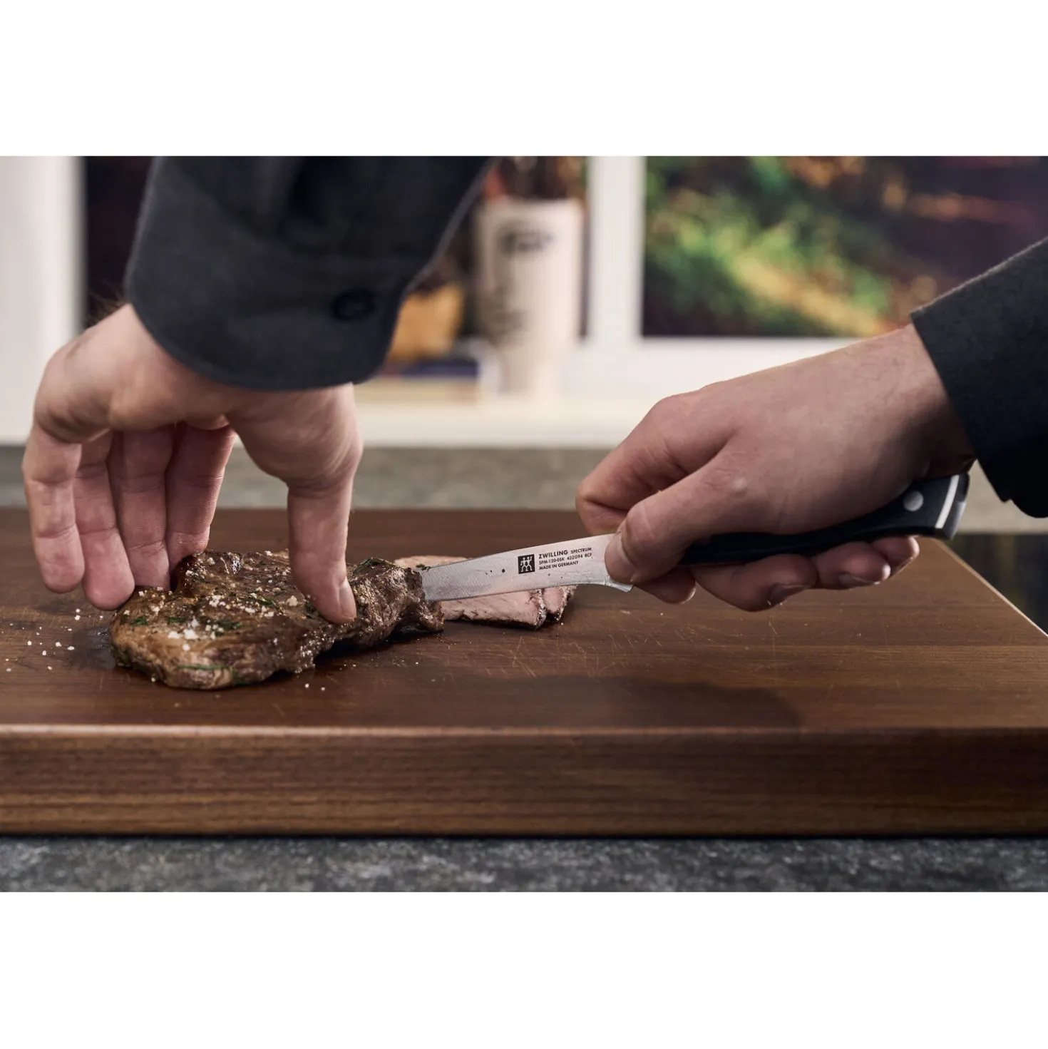 4-pc, Steak Knife Set With Wood Presentation Box