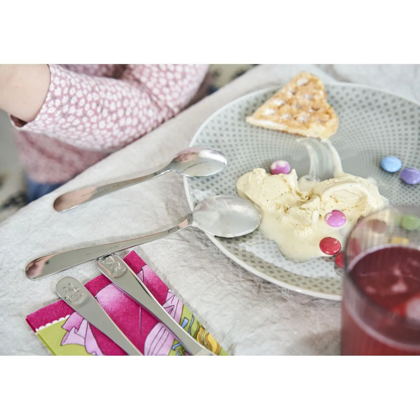 4-pc TWIN Kids Bino Flatware Set, 18/10 Stainless Steel