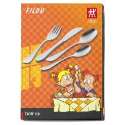 4-pc TWIN Kids Filou Flatware Set, 18/10 Stainless Steel