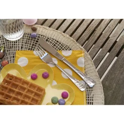 4-pc TWIN Kids Teddy Flatware Set, 18/10 Stainless Steel