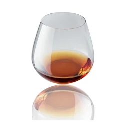6-pc Whisky/Stemless Red Glass