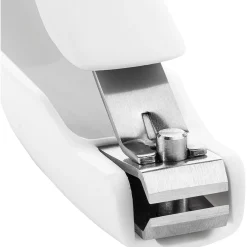 Pedicure nail clippers with nail catch, stainless steel | white