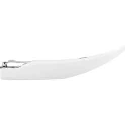 Pedicure nail clippers with nail catch, stainless steel | white