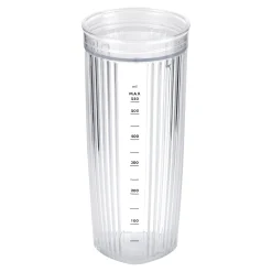 Personal Blender Jar With Drinking Lid And Vacuum Lid - White