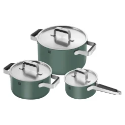 Pots and pans set, 8-pc, 18/10 Stainless Steel