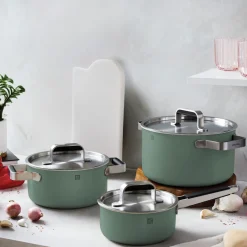 Pots and pans set, 8-pc, 18/10 Stainless Steel