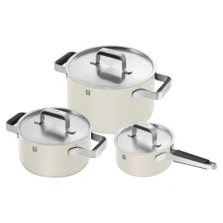 Pots and pans set, 6-pc, 18/10 Stainless Steel