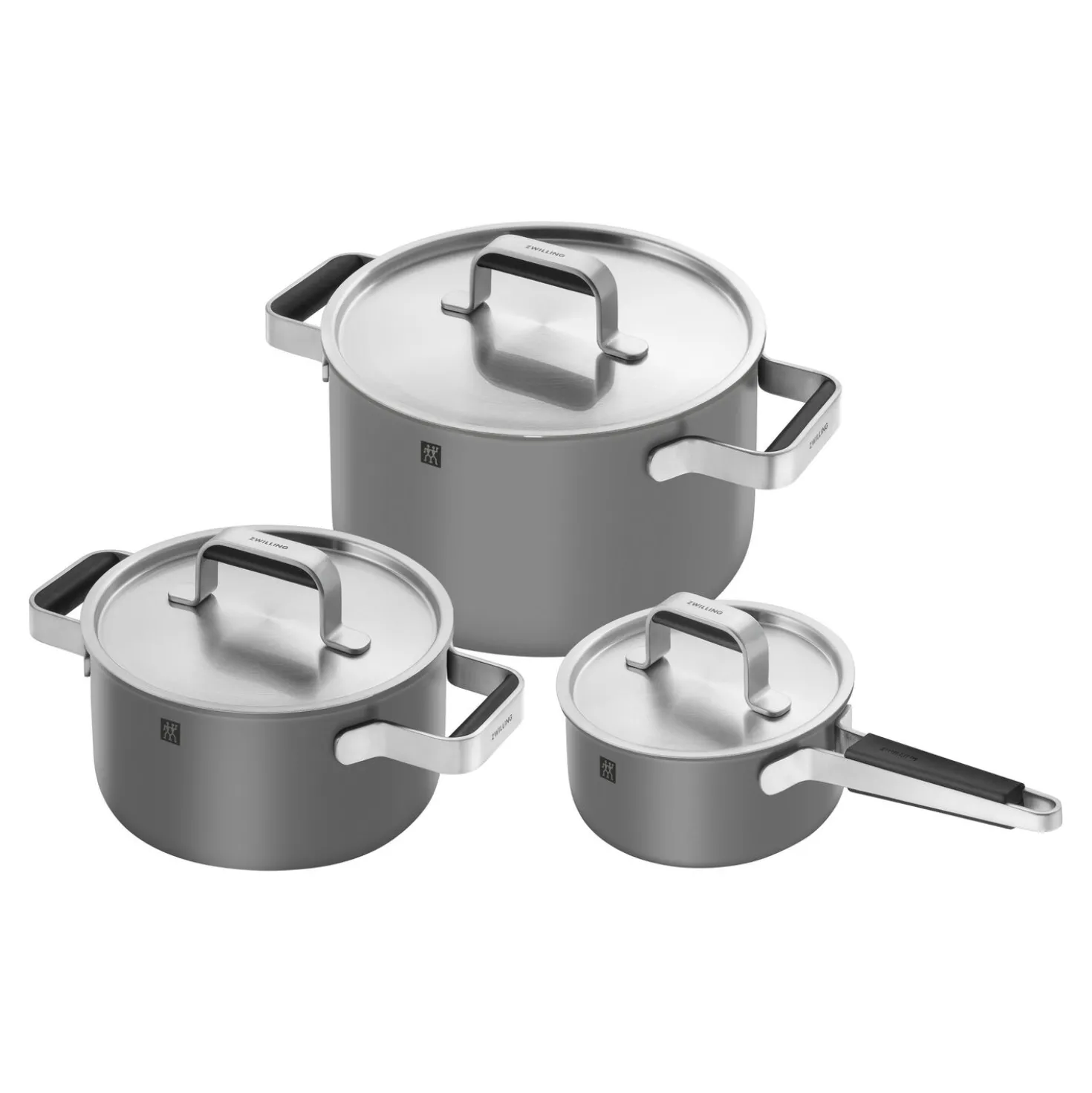 Pots and pans set, 6-pc, 18/10 Stainless Steel