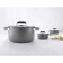 Pots and pans set, 6-pc, 18/10 Stainless Steel