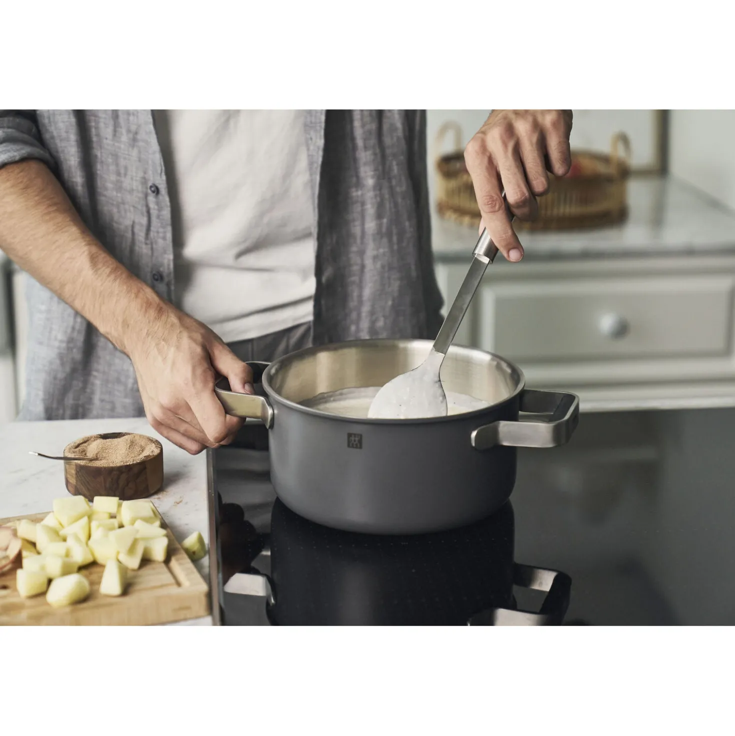 Pots and pans set, 6-pc, 18/10 Stainless Steel
