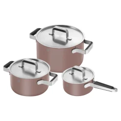 Pots and pans set, 6-pc, 18/10 Stainless Steel