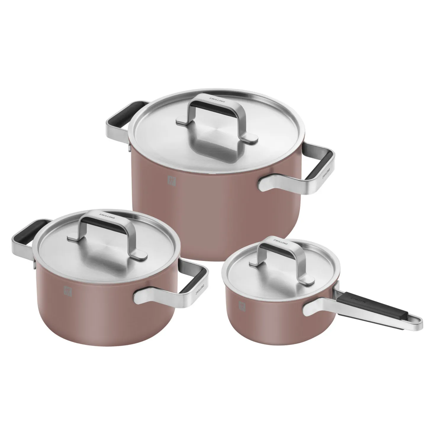 Pots and pans set, 6-pc, 18/10 Stainless Steel