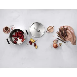 Pots and pans set, 6-pc, 18/10 Stainless Steel