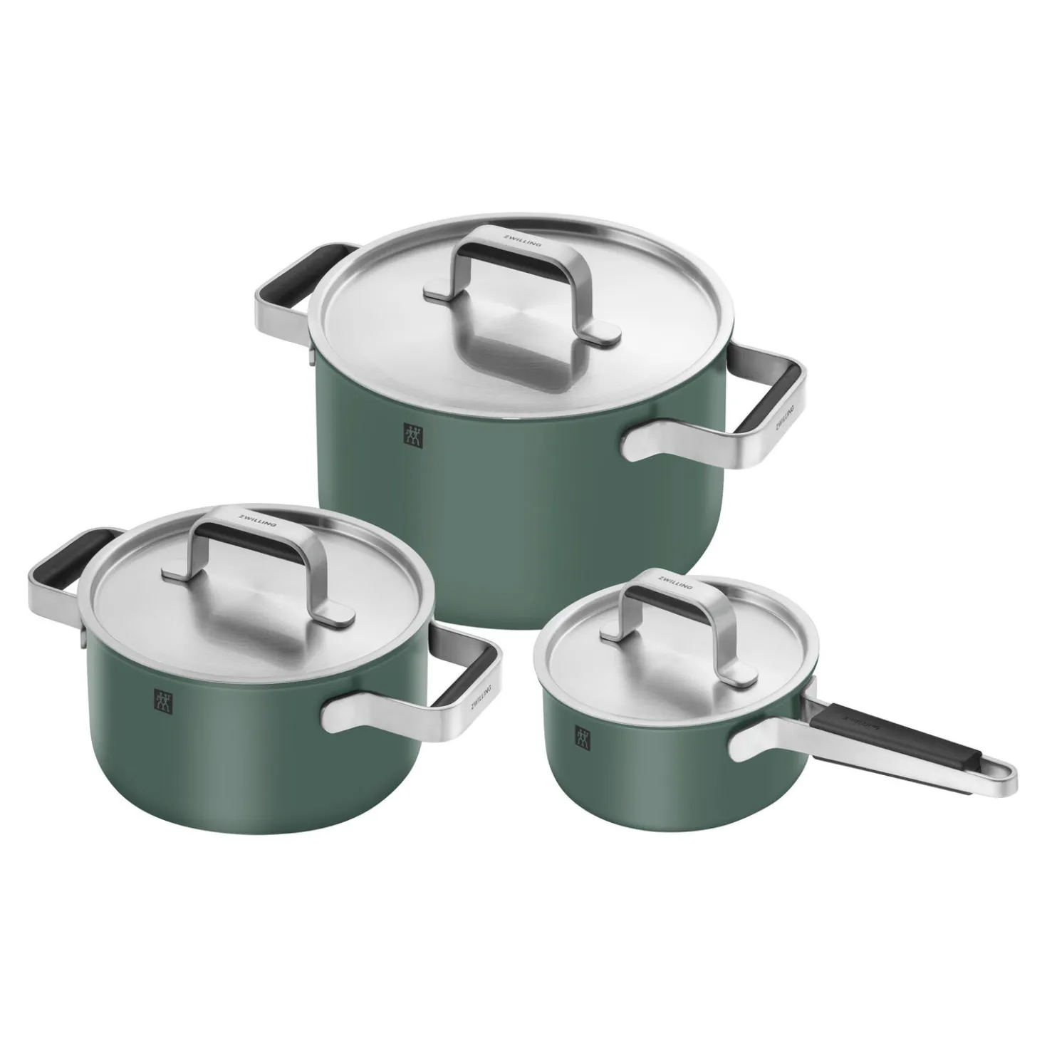 Pots and pans set, 6-pc, 18/10 Stainless Steel