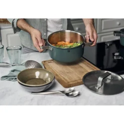 Pots and pans set, 6-pc, 18/10 Stainless Steel