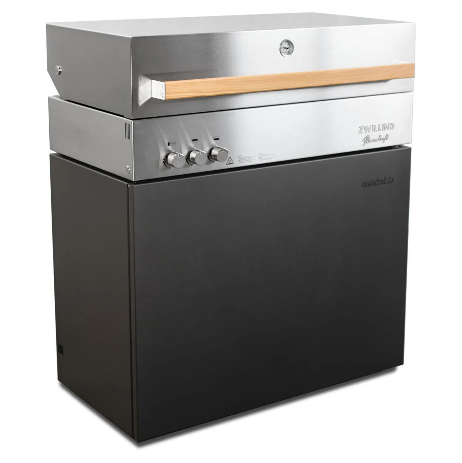 Propane gas grill, deep umbra