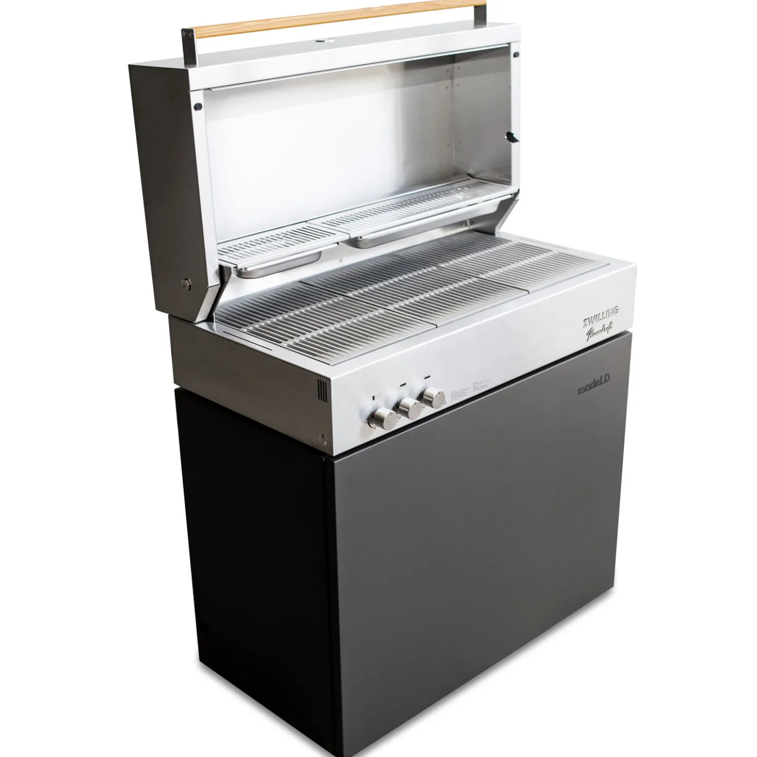 Propane gas grill, deep umbra