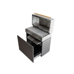 Propane gas grill, deep umbra