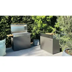 Propane gas grill, deep umbra
