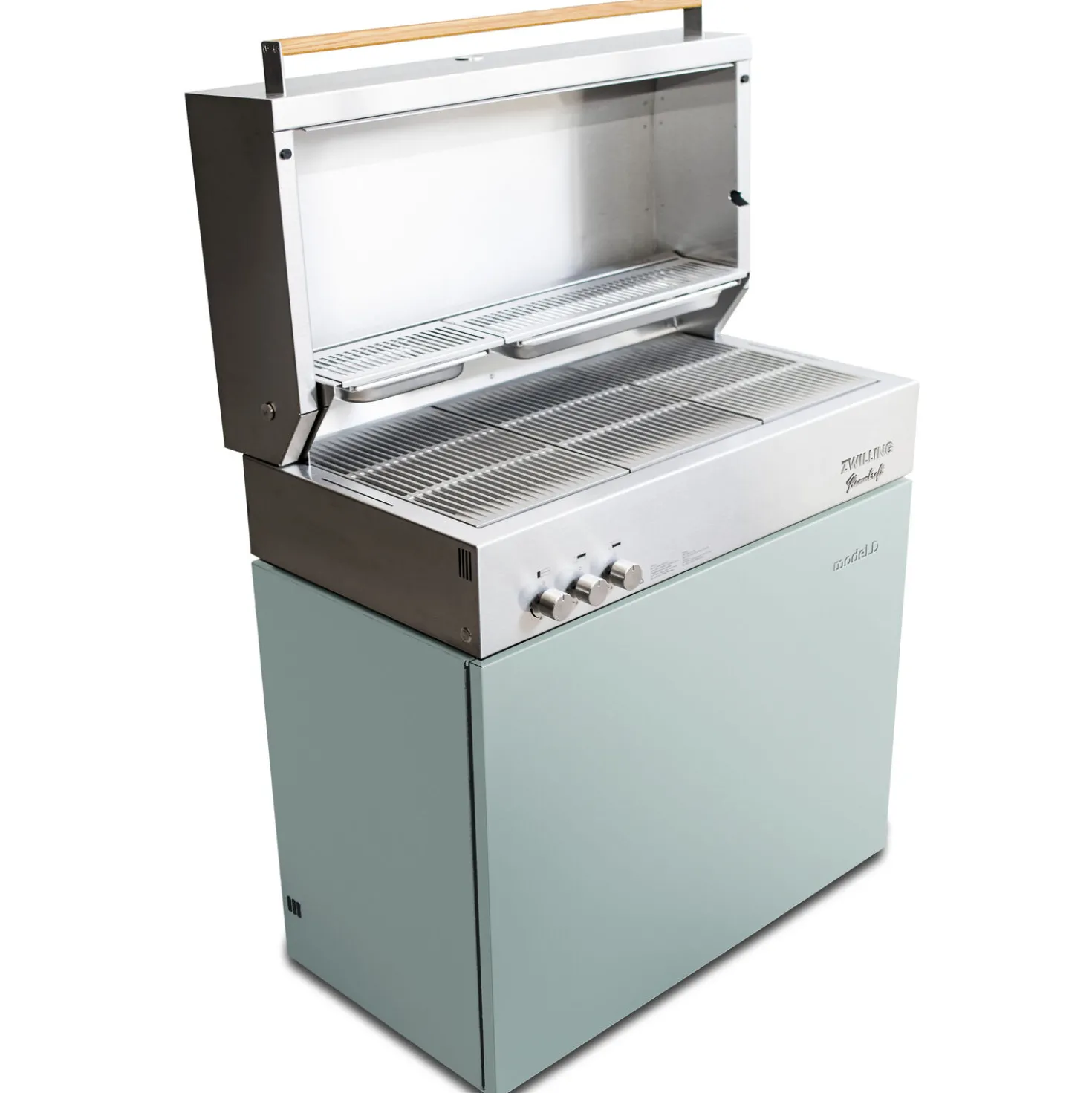 Propane gas grill, pool