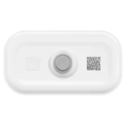 S, DINOS Vacuum Lunch Box, Plastic, White-grey