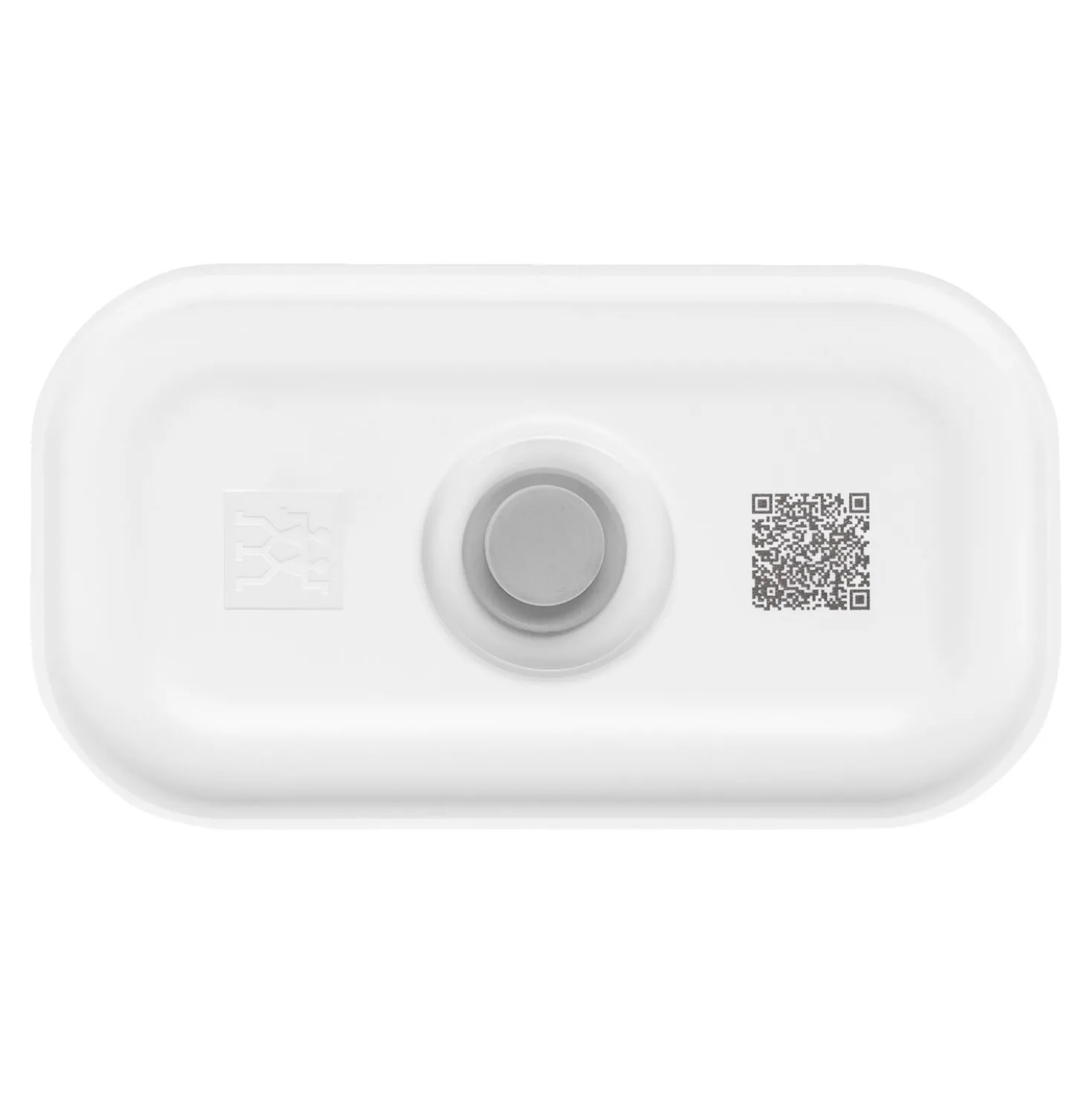 S, DINOS Vacuum Lunch Box, Plastic, White-grey