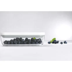 S, Vacuum Container, Glass, Grey