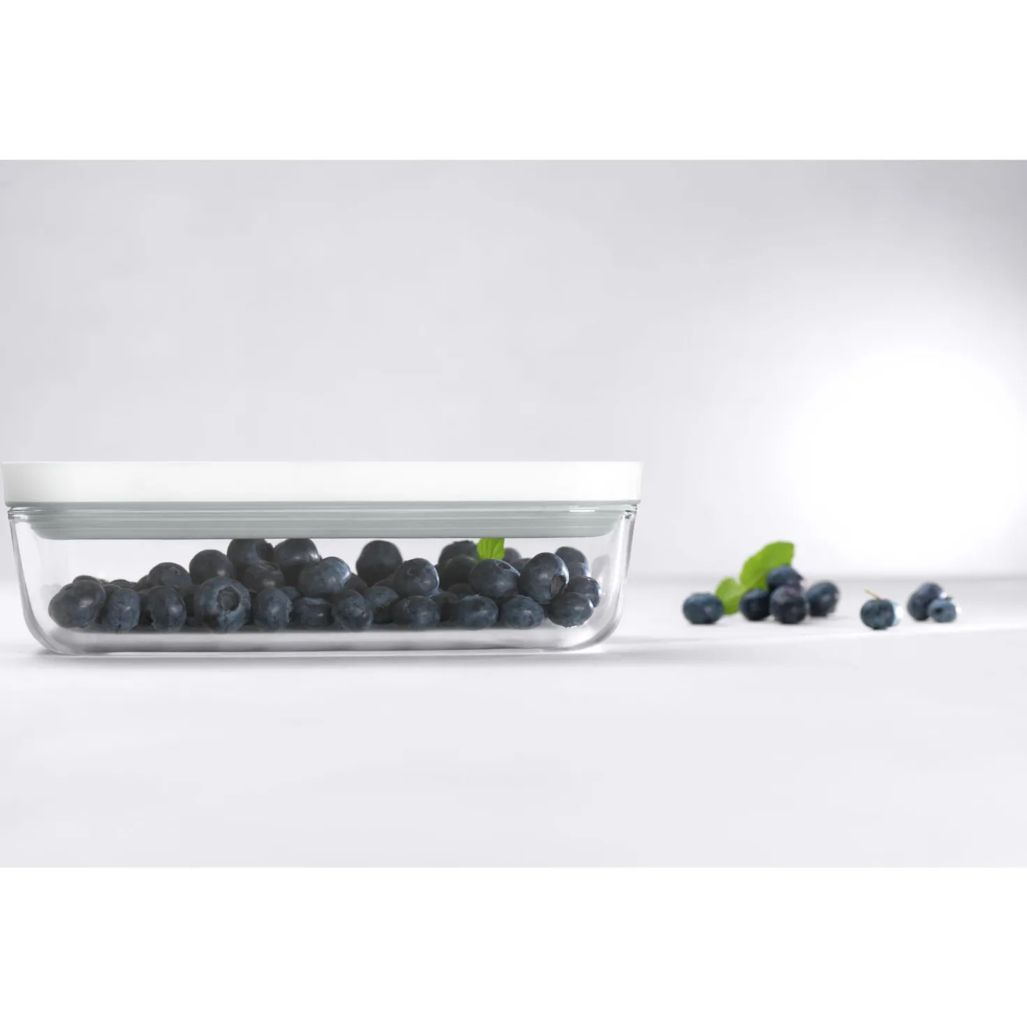 S, Vacuum Container, Glass, Grey