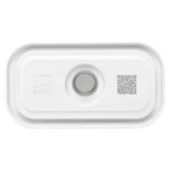S, Vacuum Container, Plastic, Semitransparent-grey