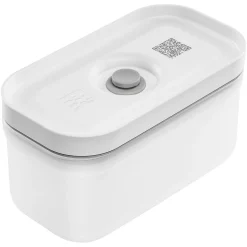 S, Vacuum Lunch Box, Plastic, Semitransparent-grey