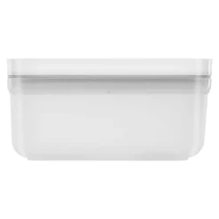S, Vacuum Lunch Box, Plastic, Semitransparent-grey