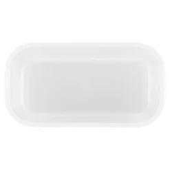 S, Vacuum Lunch Box, Plastic, Semitransparent-grey